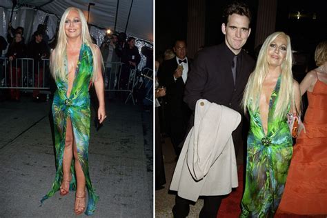 jungle dress versace 1999 milan fashion week|donatella versace dress.